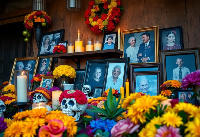 Ofrenda Celebrations for Day of the Dead in San Miguel