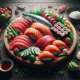 Sushi Platter Arrangement for an Elegant Spread