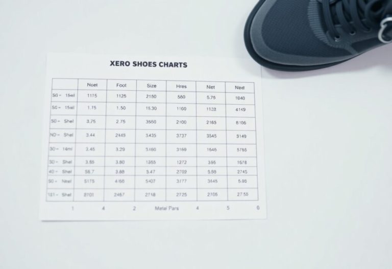 Xero Shoes Sizing Guide for 2025 Model Measurements