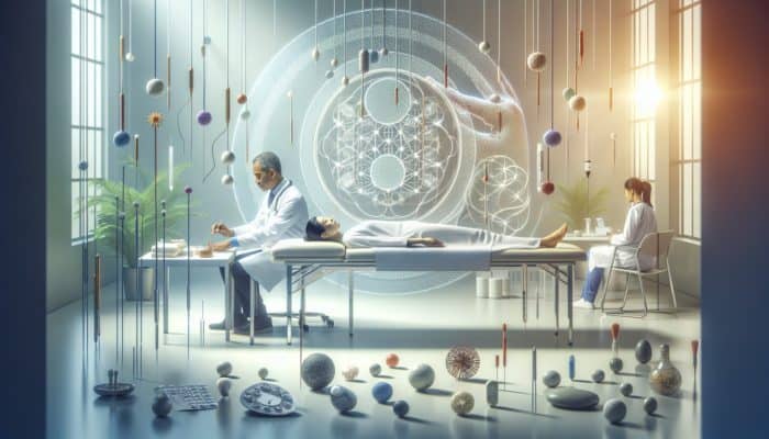 A peaceful NHS clinic providing integrated acupuncture alongside fertility treatments, symbolising a holistic care approach.