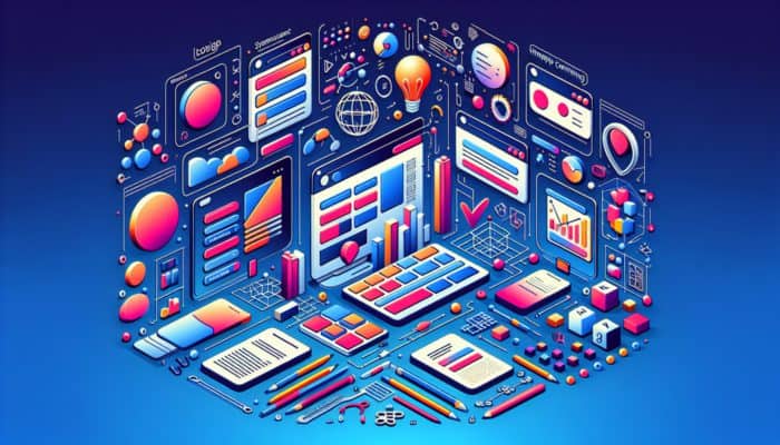 Website Design in Ivybridge for Small Business: A visually appealing website with seamless layout, vibrant colours, clear typography, and engaging imagery for optimal user experience.