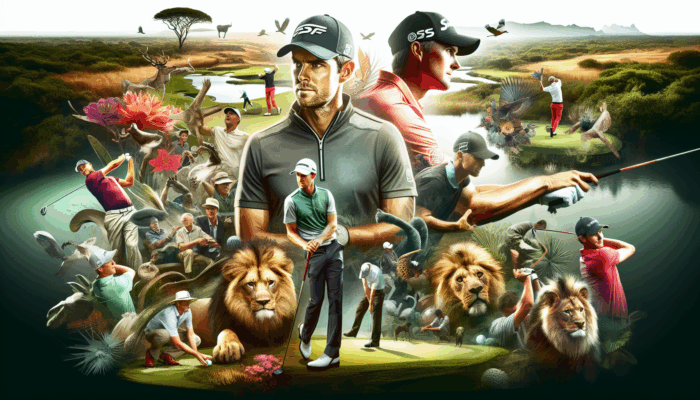 Collage of Dylan Frittelli and Shane Lowry engaging with fans on Instagram, featuring golf and personal life.