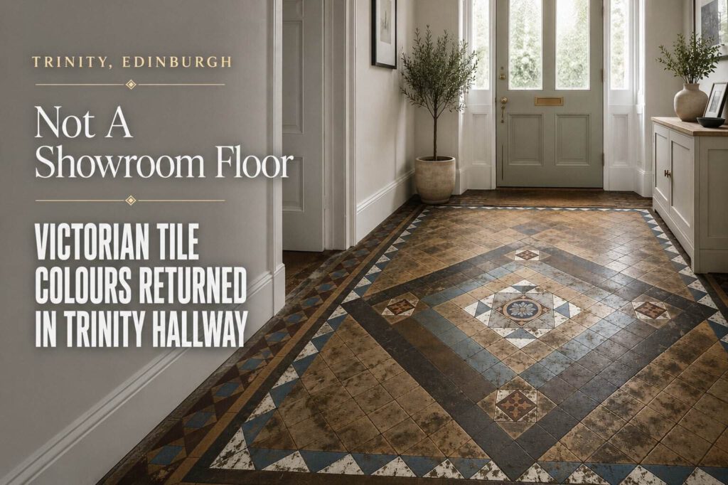 Victorian Tile Colours Showcased in Trinity Hallway Design