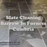 Grey Slate Floor in Barrow: Cleaning Efforts Fall Short